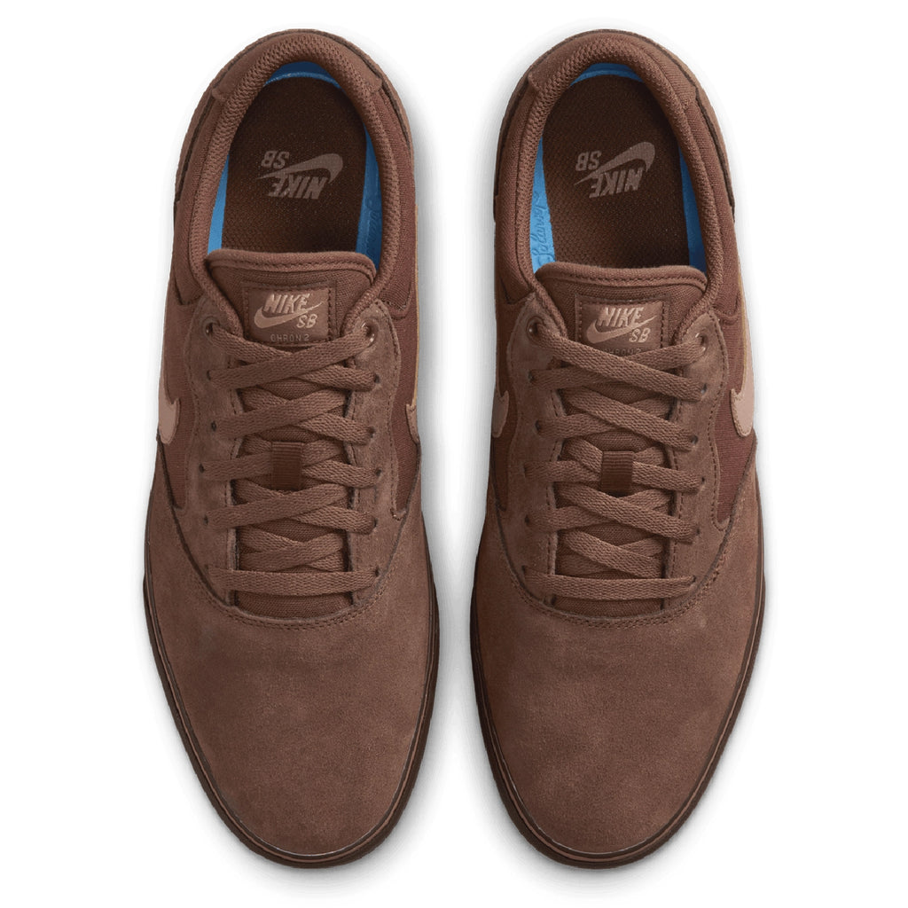 Nike SB Chron  2 Shoes - Fauna Brown / Desert Dust - Baroque Brown - top