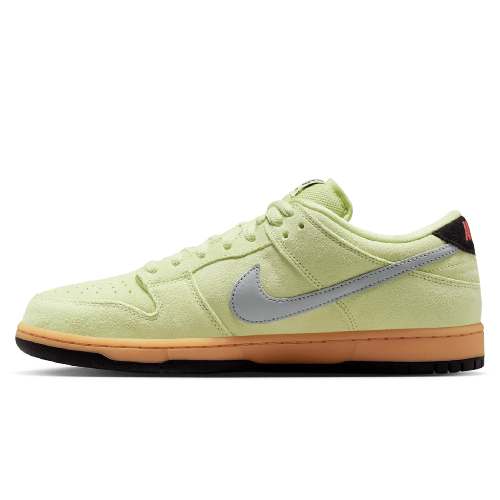 Nike SB Dunk Low Pro  Shoe - Light Liquid Lime / Wolf Grey - Black - side