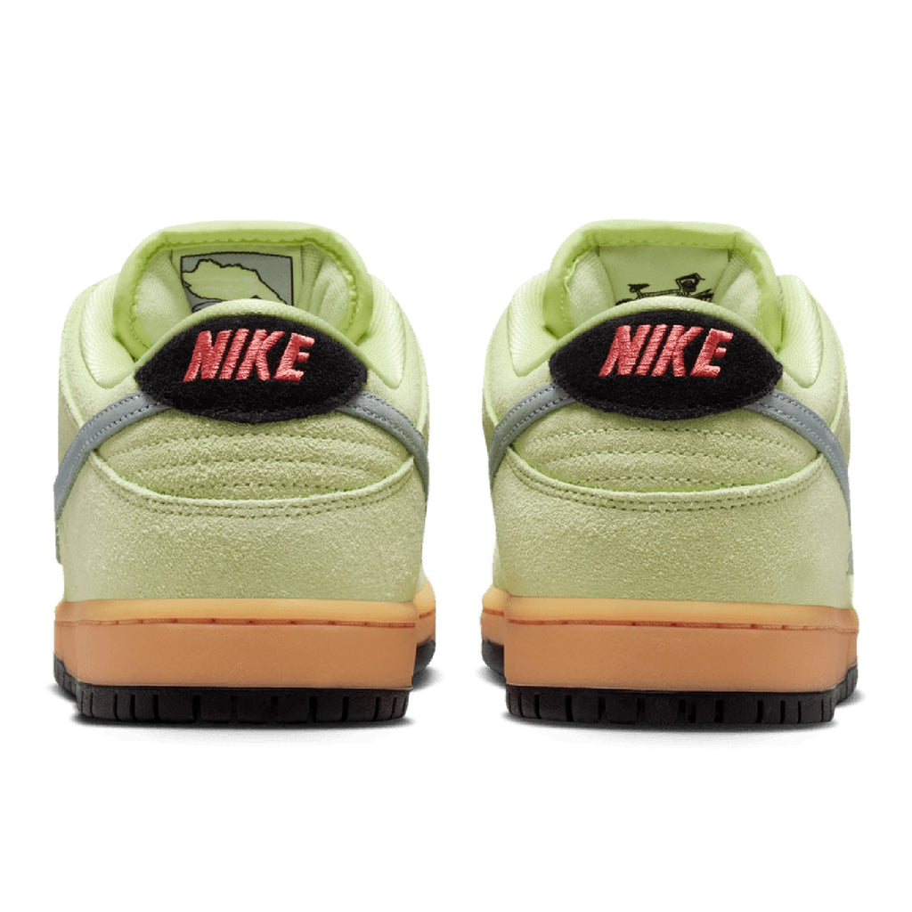 Nike SB Dunk Low Pro  Shoe - Light Liquid Lime / Wolf Grey - Black - back