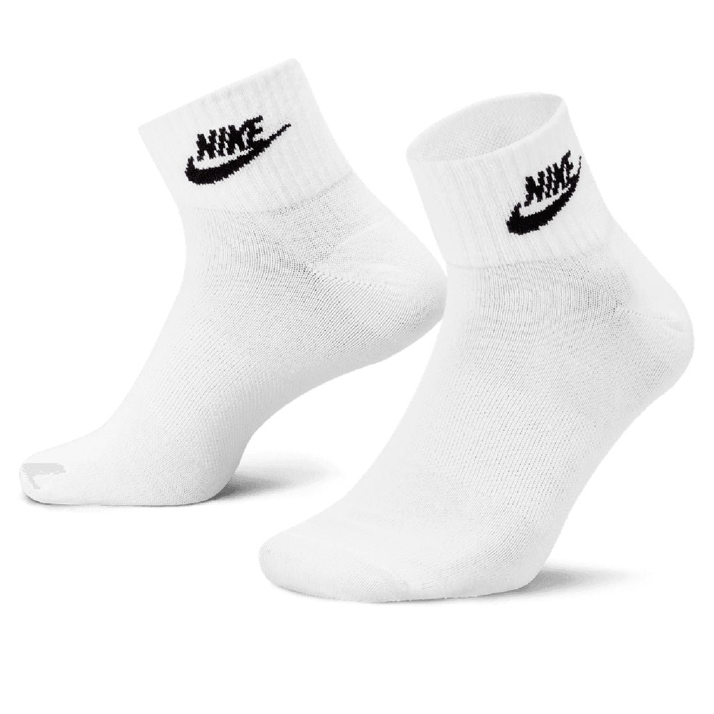 Nike Everyday Essential 3 Pack Ankle Socks - White / Black - main