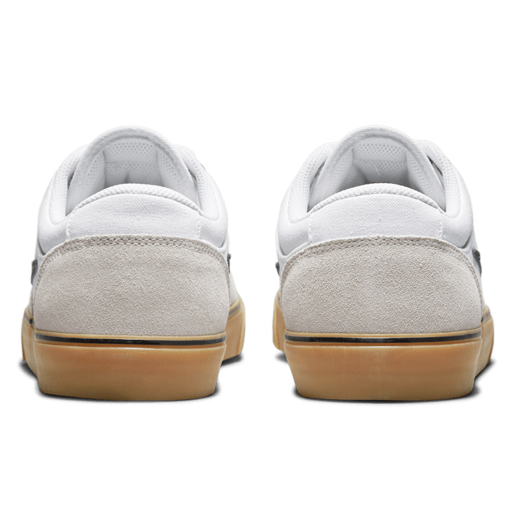 Nike SB Chron  2 Shoes - White / Obsidian - White - Gum Light Brown - back