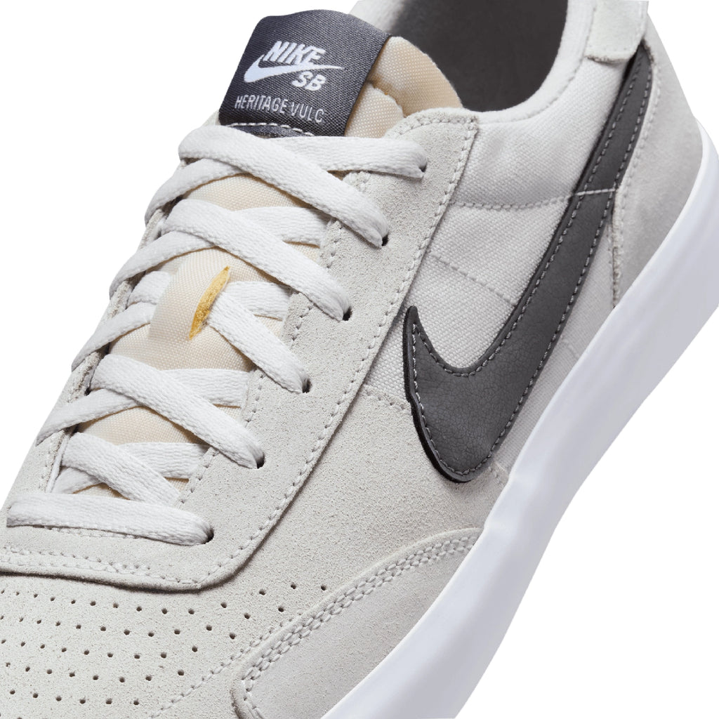 Nike SB Heritage Vulc Shoes - Vast Grey / Iron Grey - Vast Grey - White - front