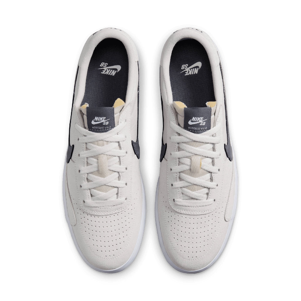 Nike SB Heritage Vulc Shoes - Vast Grey / Iron Grey - Vast Grey - White - top
