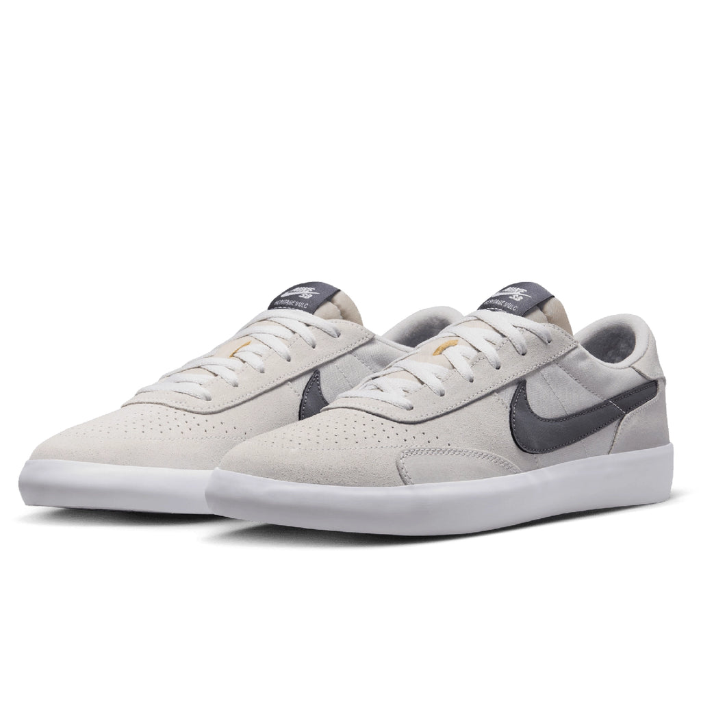 Nike SB Heritage Vulc Shoes - Vast Grey / Iron Grey - Vast Grey - White - pair