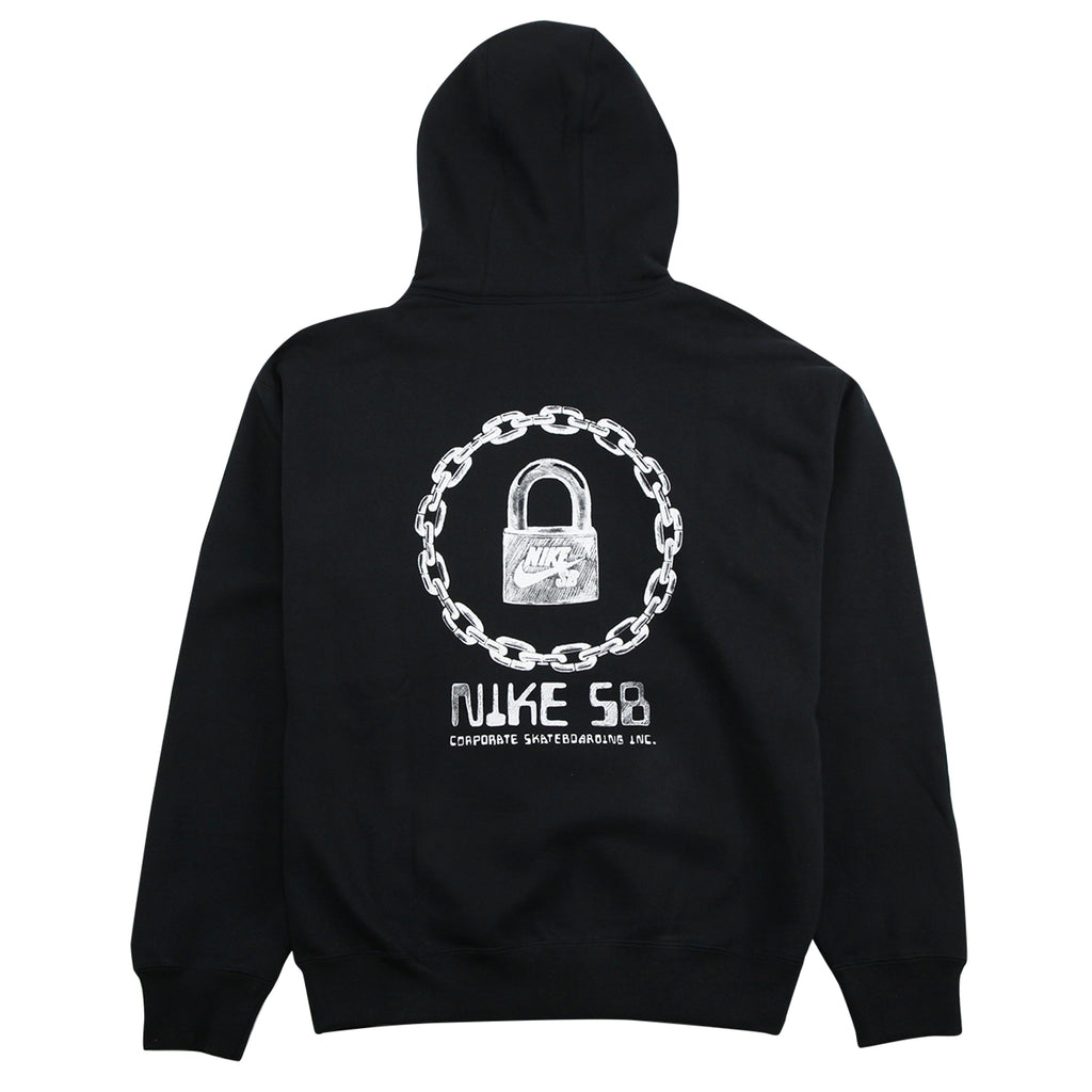 Nike SB On Lock Hoodie - Black - back