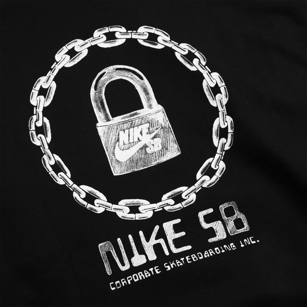 Nike SB On Lock Hoodie - Black - closeup2