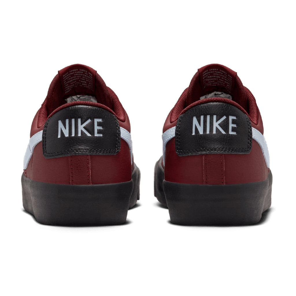 Nike SB Zoom Blazer Low Pro GT Shoes - Dark Team Red / Dark Team Red - Black - Light Armoury Blue - back