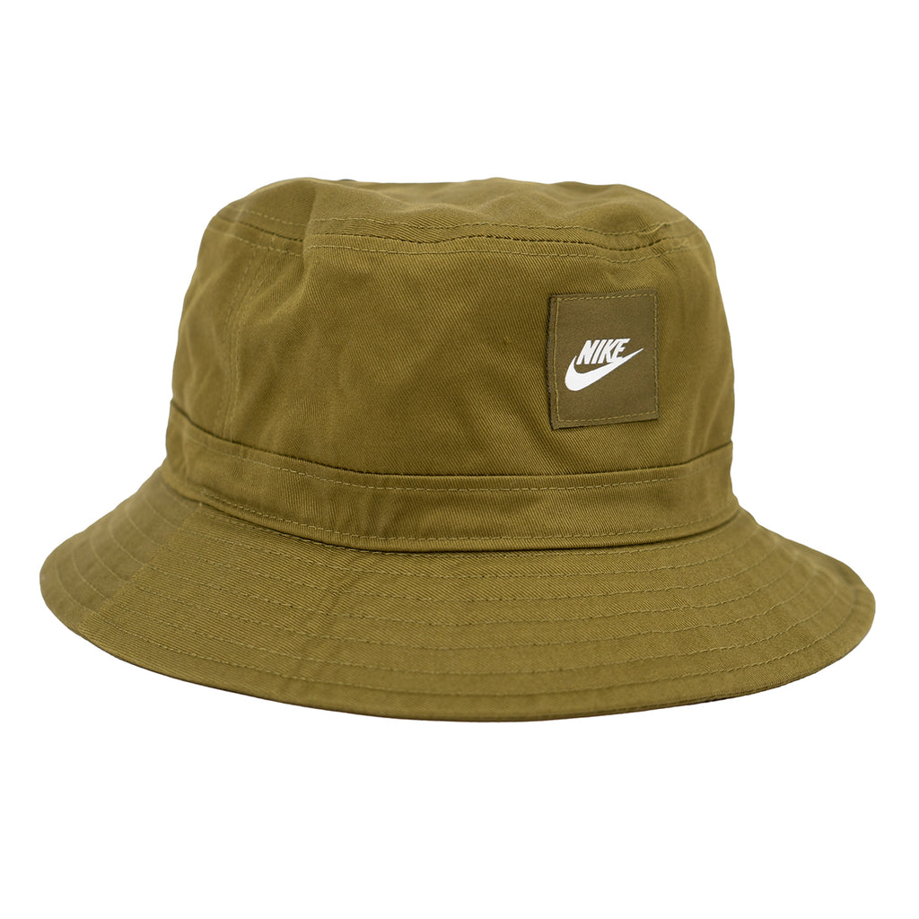 Nike Sportswear Bucket Hat - Olive Flak / White