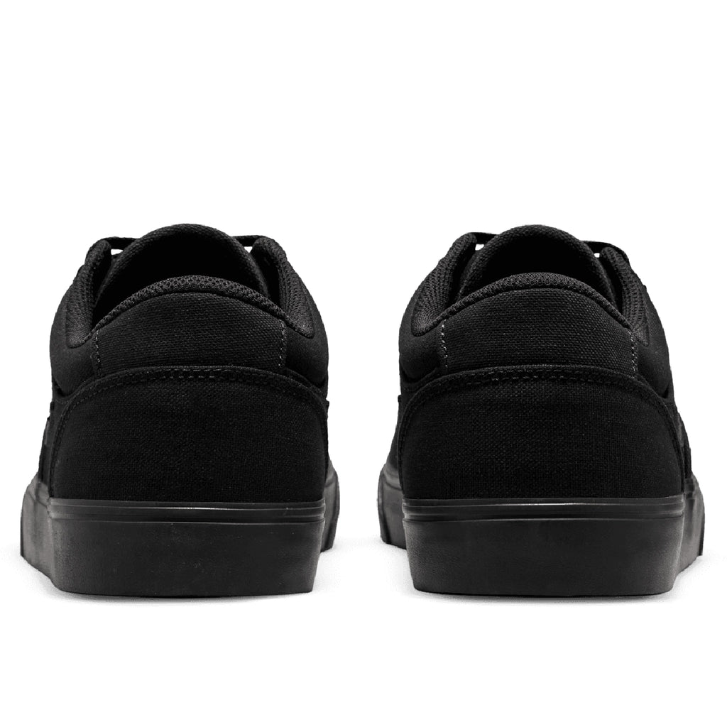 Nike SB Chron 2 Canvas Shoes - Black / Black - Black - Heels paired
