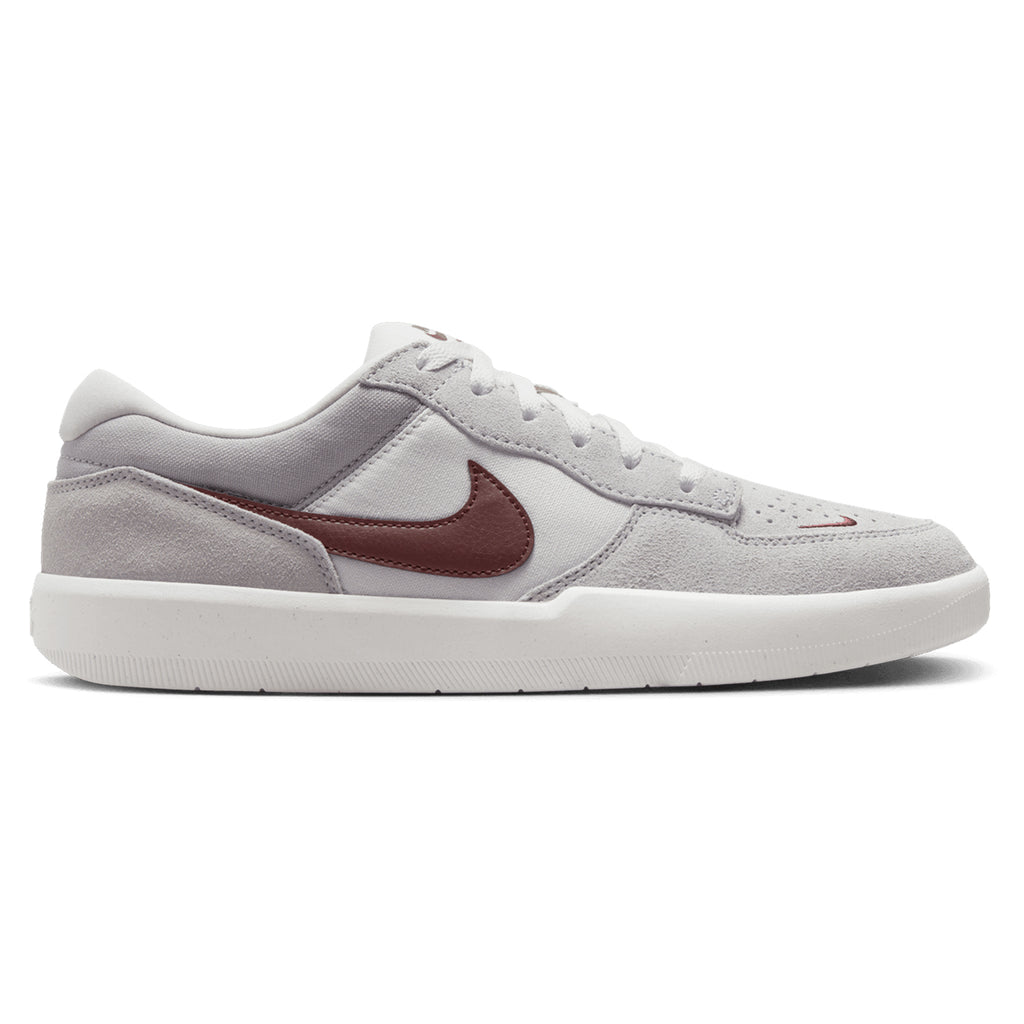 Nike SB Force 58 Shoes - Platinum Tint / Dark Team Red - Wolf Grey - main