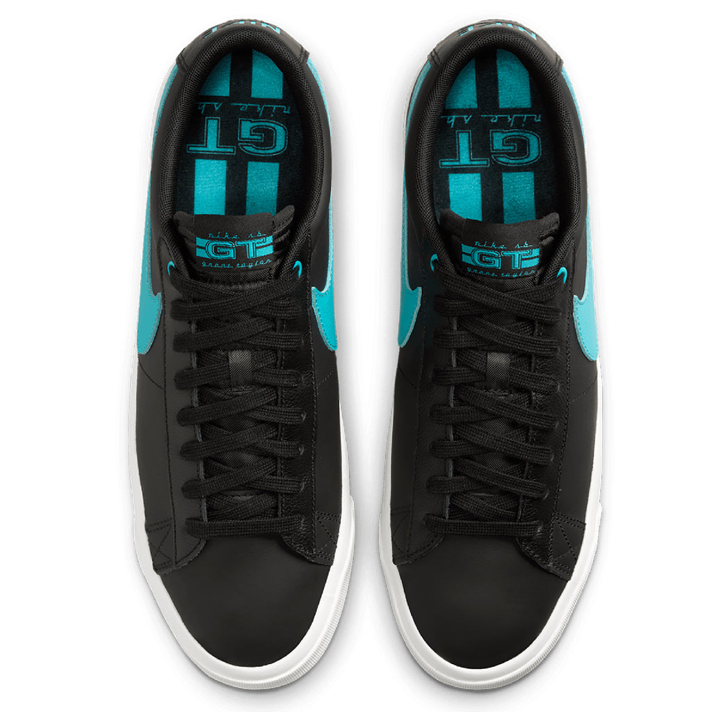 Nike SB Zoom Blazer Low Pro GT Shoes - Black / Dusty Cactus - Black - Summit White - top
