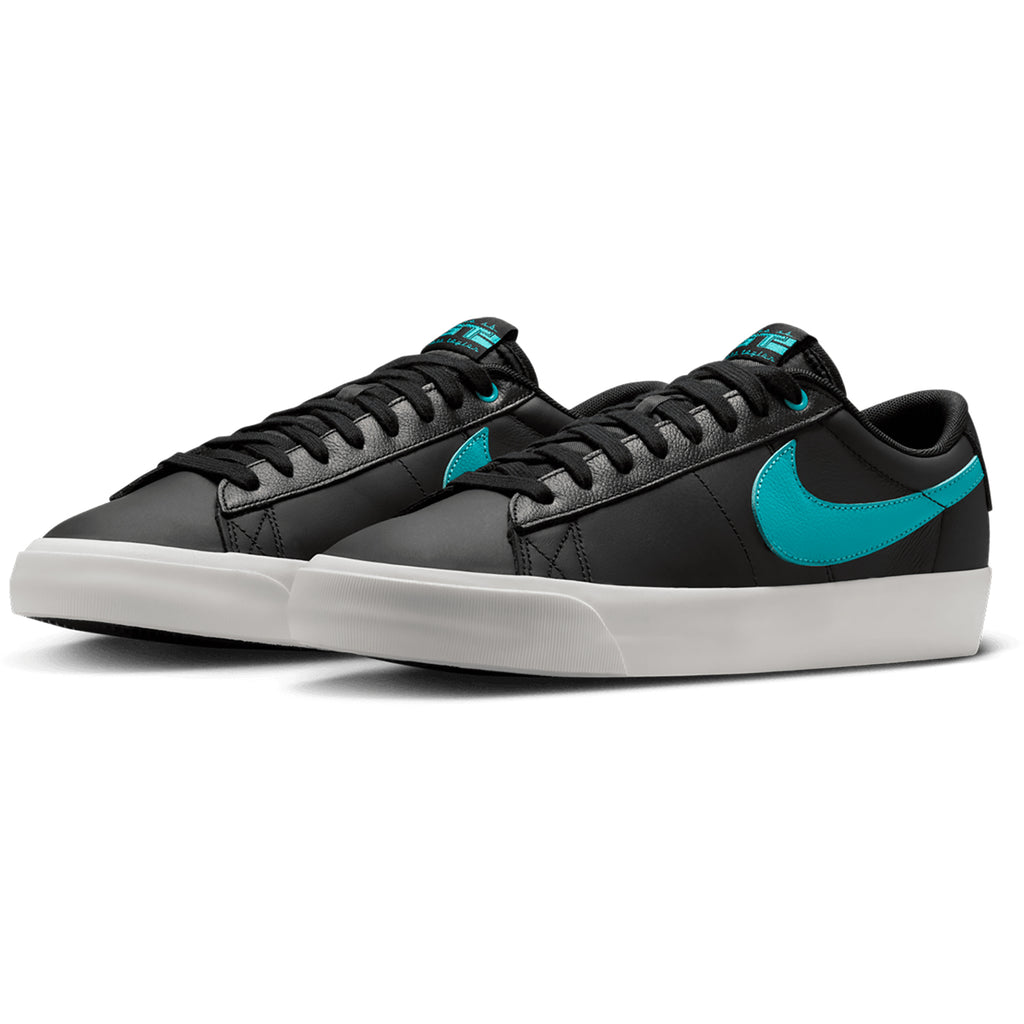 Nike SB Zoom Blazer Low Pro GT Shoes - Black / Dusty Cactus - Black - Summit White - pair