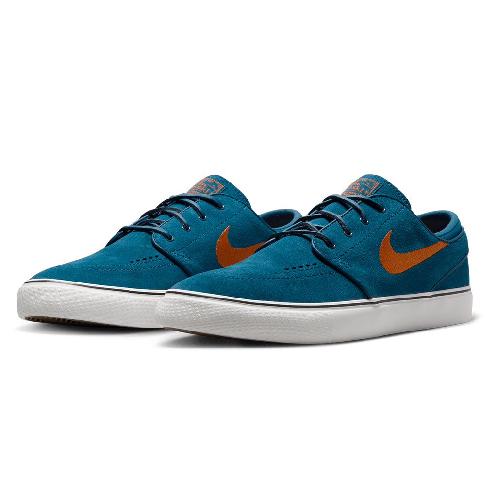 Nike SB Zoom Janoski OG+ Shoes - Blue Force / Campfire Orange - Blue Force - pair