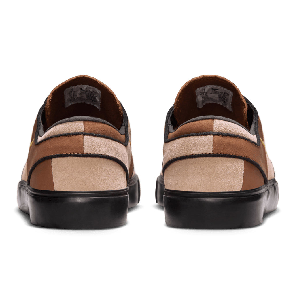 Nike SB Zoom Janoski OG+ Premium Shoes - Lt British Tan / Saturn Gold - Hemp - Black - back