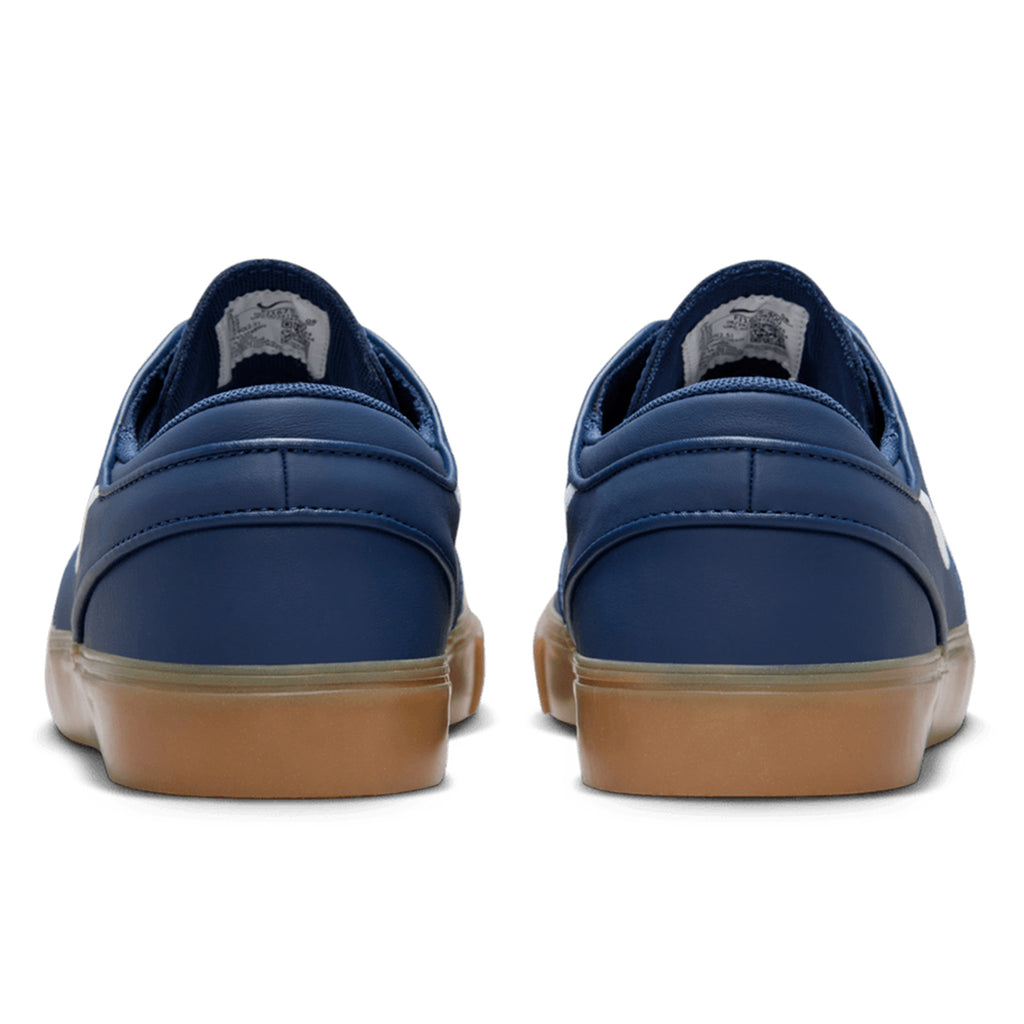 Nike SB Zoom Janoski OG+ Shoes - Navy / White - Navy - Gum Light Brown - back