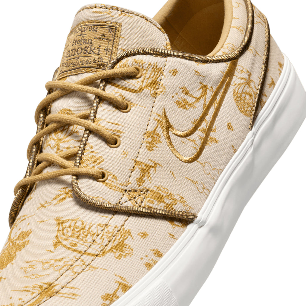 Nike SB Zoom Janoski OG+ Shoes - Sesame / Flat Gold - Bronzine - Sail