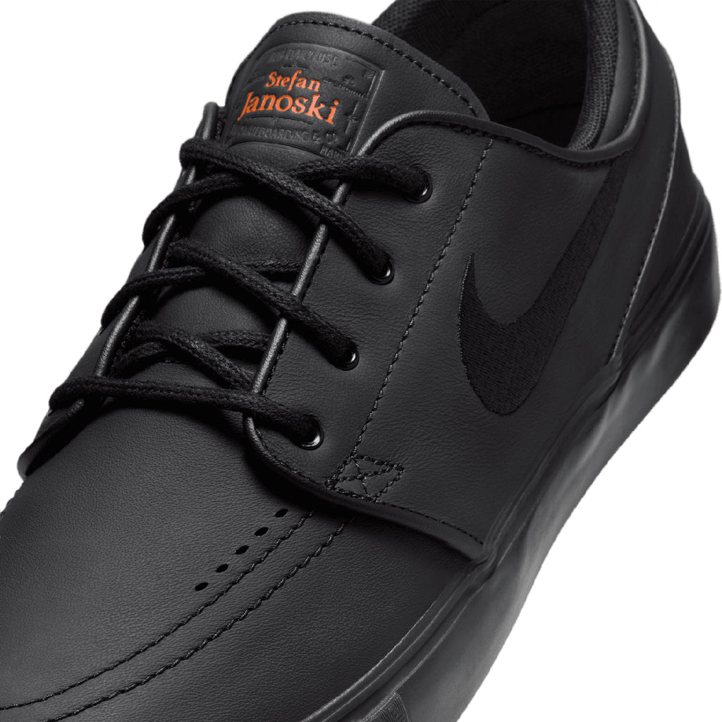 Nike SB Zoom Janoski OG+ ISO Shoes - Black / Black - Black - laces