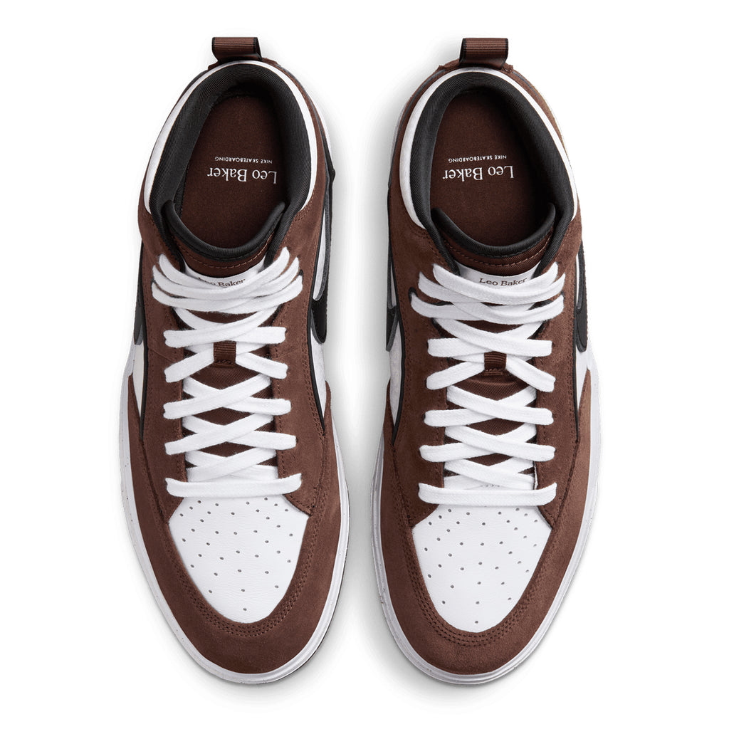 Nike SB x React Leo Shoes - Light Chocolate / Black - White - Black