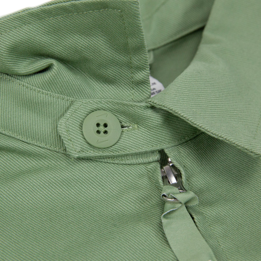 Nike SB Woven Twill Premium Jacket - Oil Green - closeup