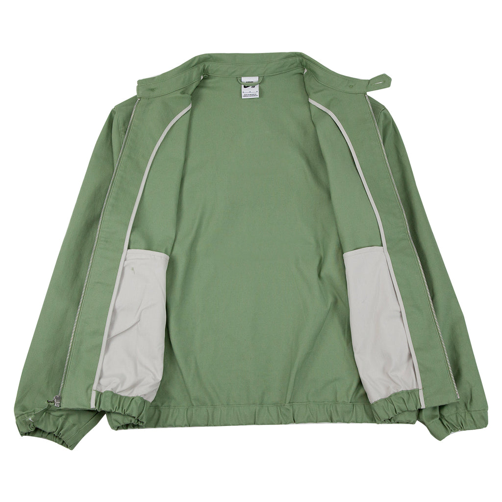 Nike SB Woven Twill Premium Jacket - Oil Green - open