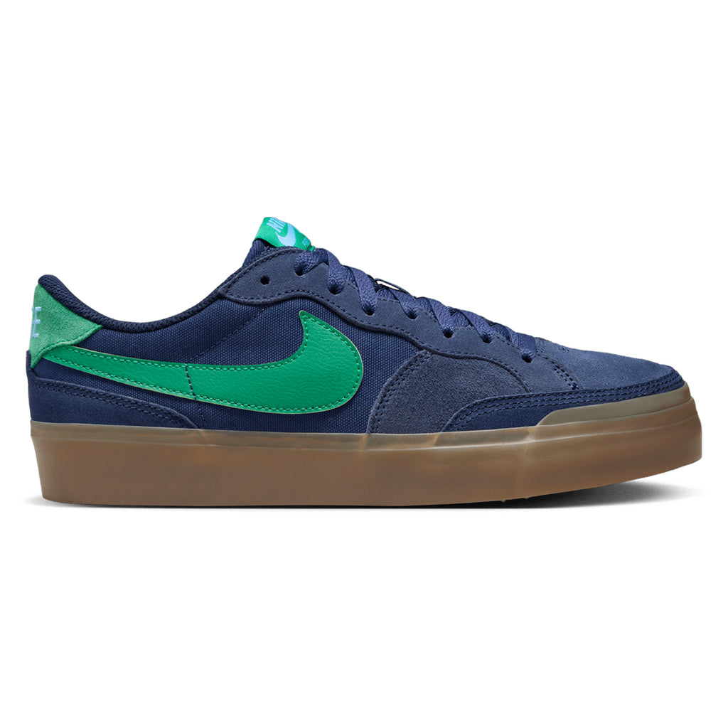 Nike SB Pogo Plus Premium Shoes - Midnight Navy / Malachite - Obsidian