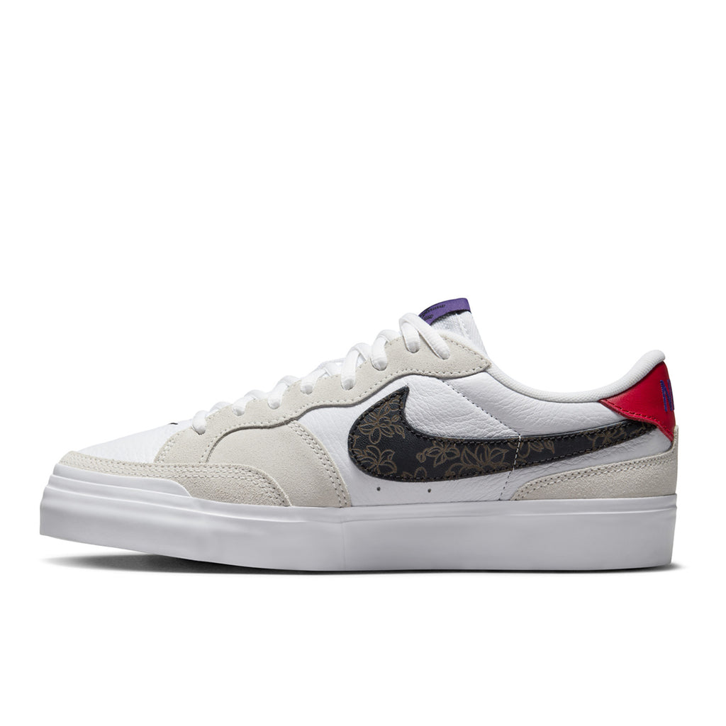 Nike SB Pogo Plus Shoes - Sail / Black - White - Gym Red - Court Purple - Black - Inside profile