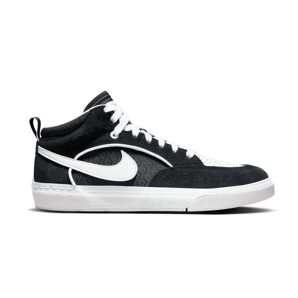 Nike SB x React Leo Shoes - Black / White - Black - Gum Light Brown - main