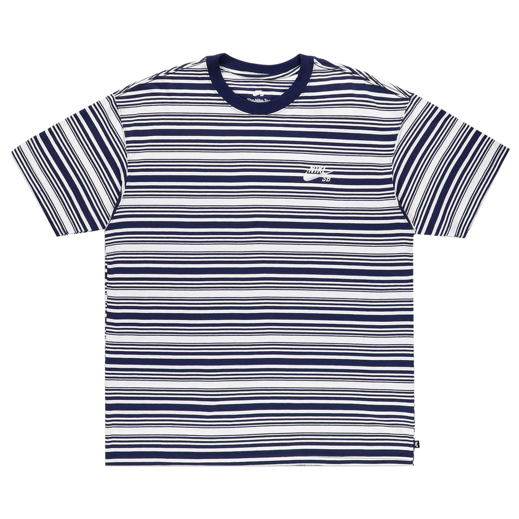 Nike SB Stripe T Shirt - Midnight Navy