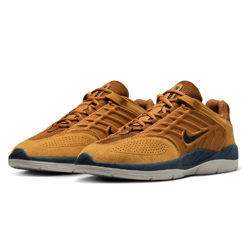 Nike SB Vertebrae Shoes - Wheat / Black - Lt British Tan - Obsidian - Paired