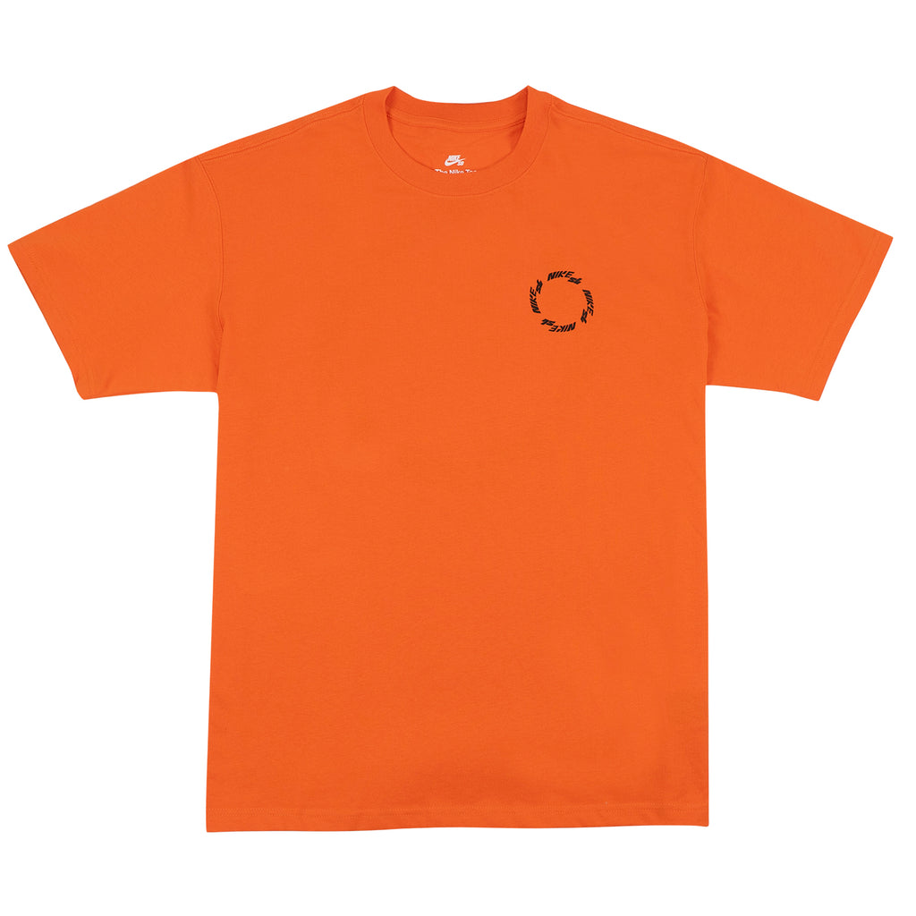 Nike SB Wheels T Shirt - Safety Orange - front