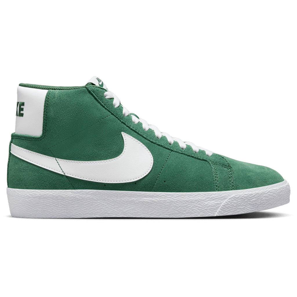 Nike SB Zoom Blazer Mid Shoe - Fir / White - Fir - White