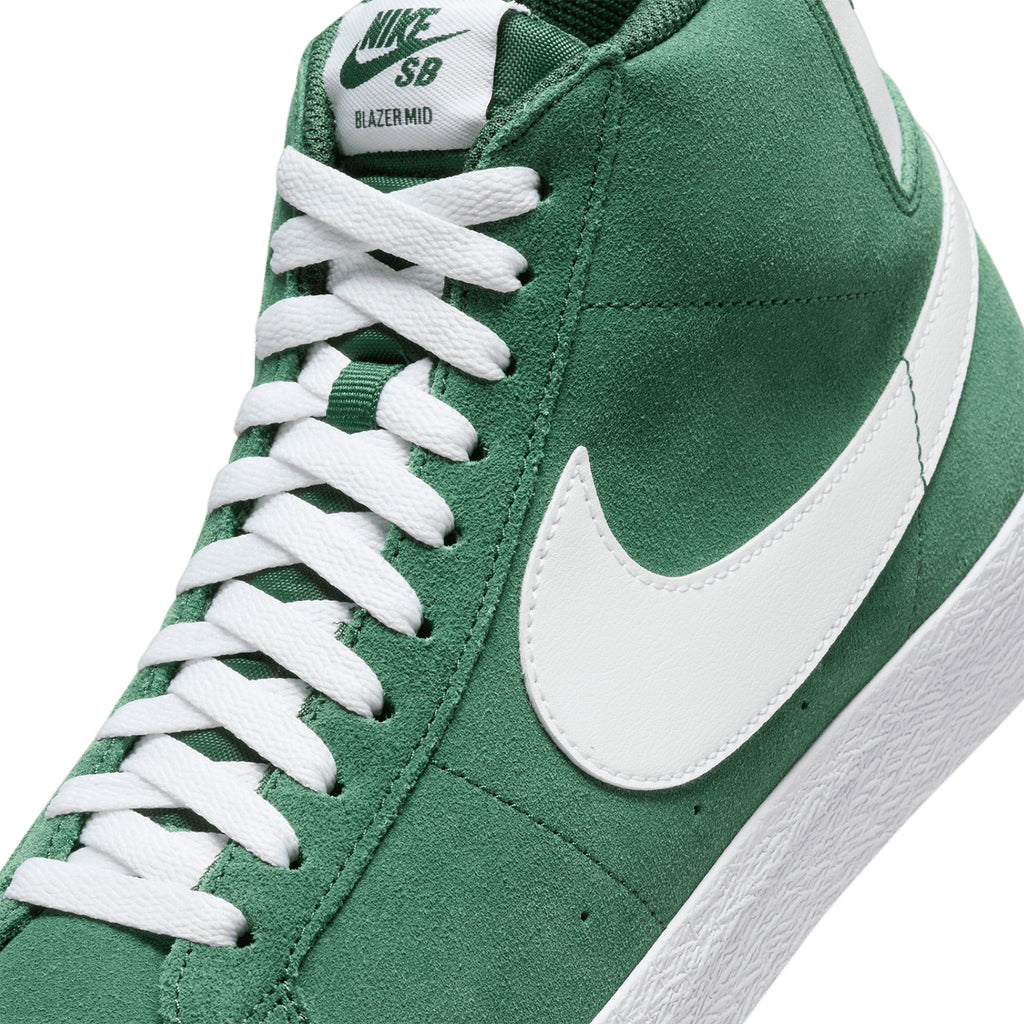 Nike SB Zoom Blazer Mid Shoe - Fir / White - Fir - White