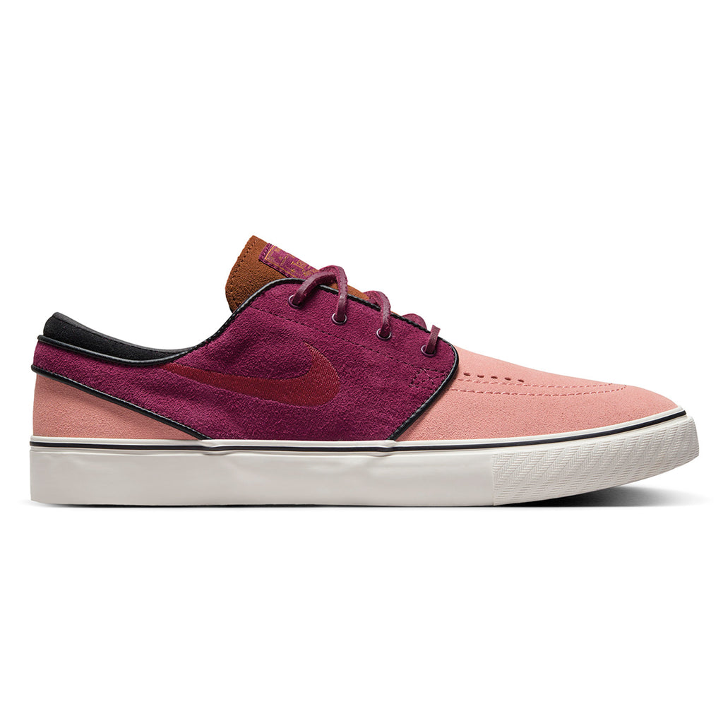 Nike SB Zoom Janoski OG+ Shoes - Red Stardust / Team Red - Rosewood - Side profile