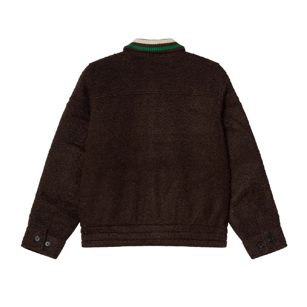 Obey Arden Blouson Jacket - Java Brown - back