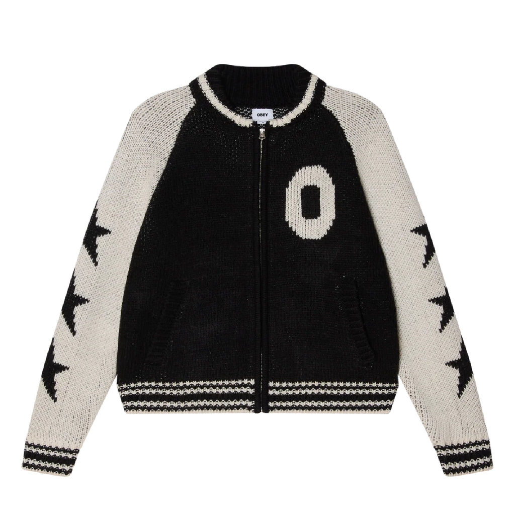 Obey Int. Cowichan Sweater - Black - front