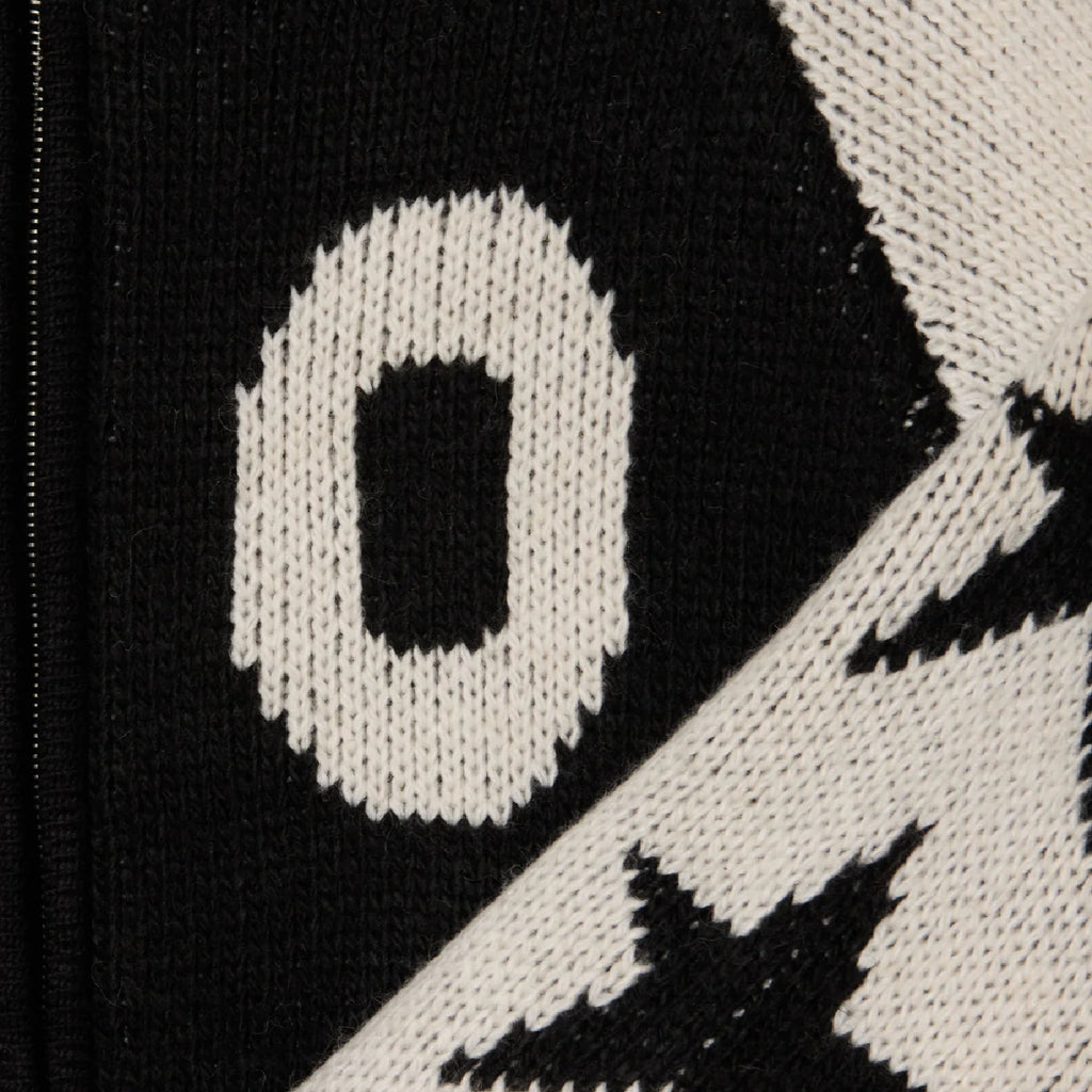 Obey Int. Cowichan Sweater - Black - closeup