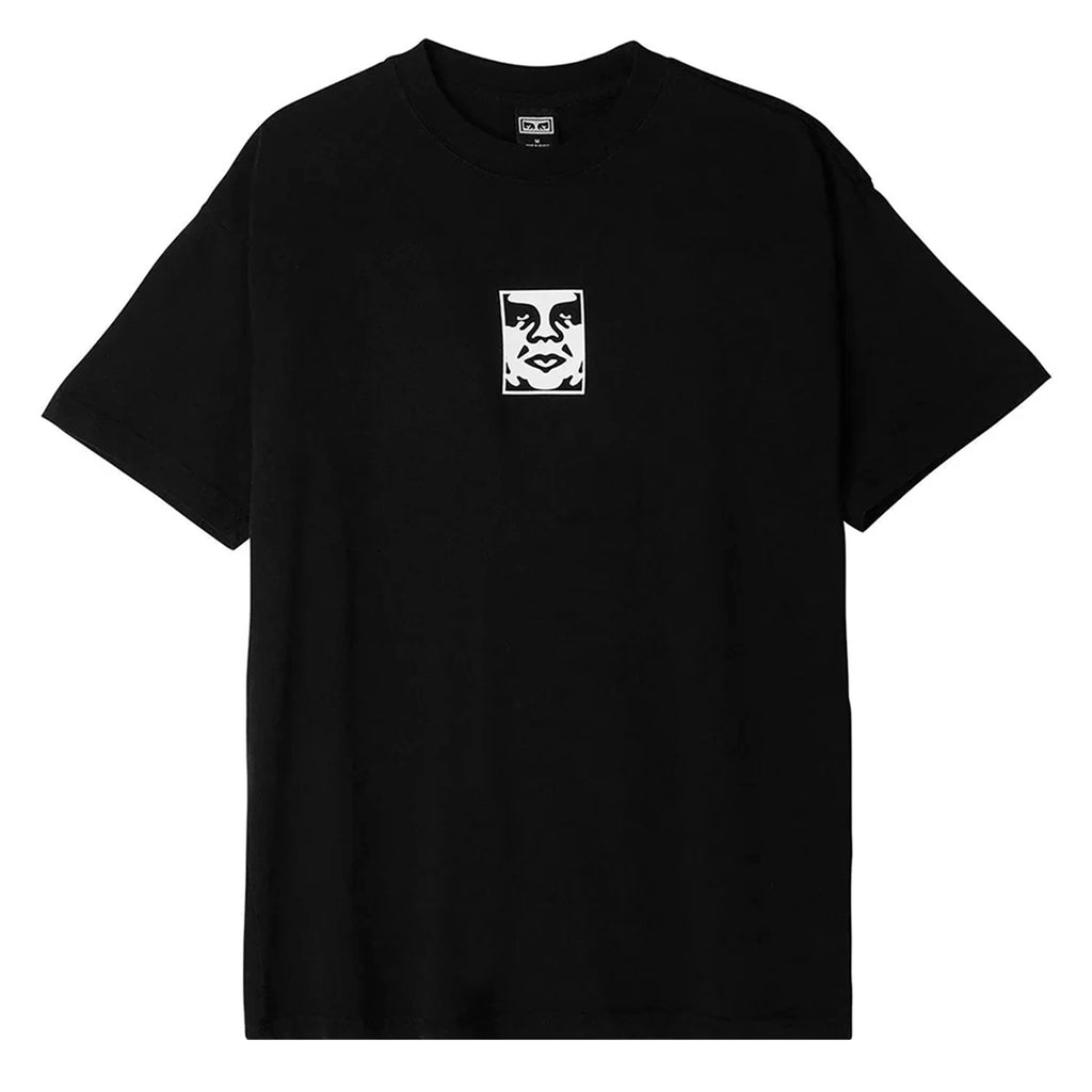 Obey Clothing Icon Heavyweight T Shirt - Off Black - main