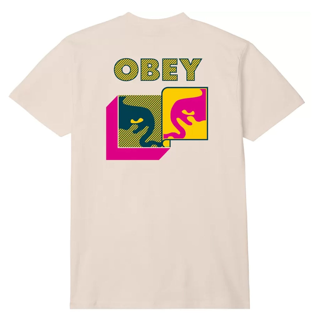 Obey Post Modern T Shirt - Cream