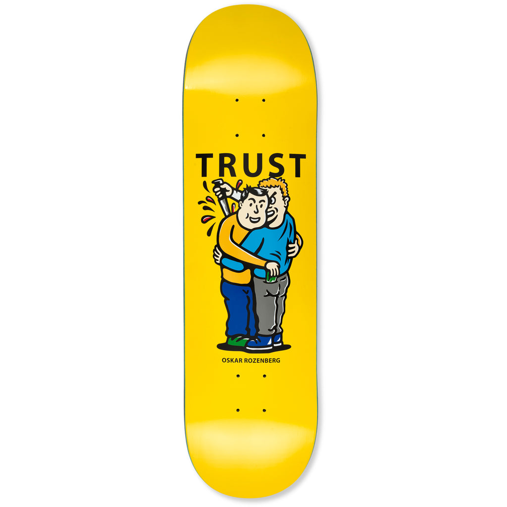 Polar Skate Co Oskar Rozenberg Trust Skateboard Deck - 8.375" - Deck graphic