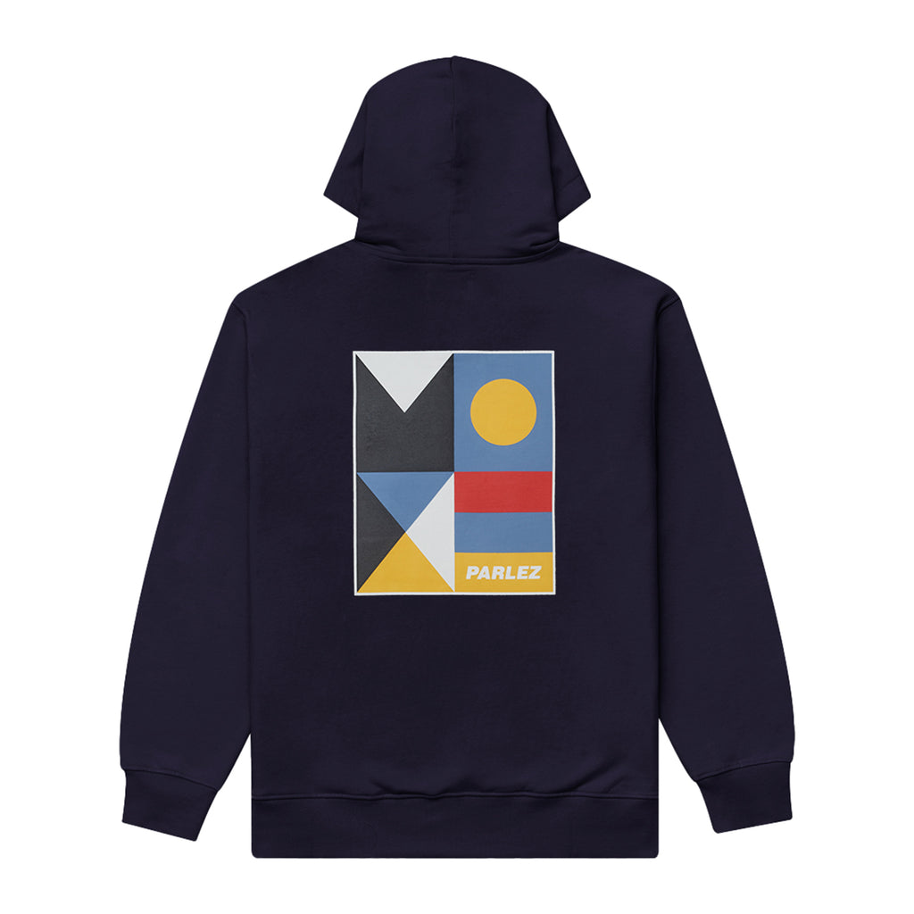 Parlez Brandons Hoodie - Navy - back