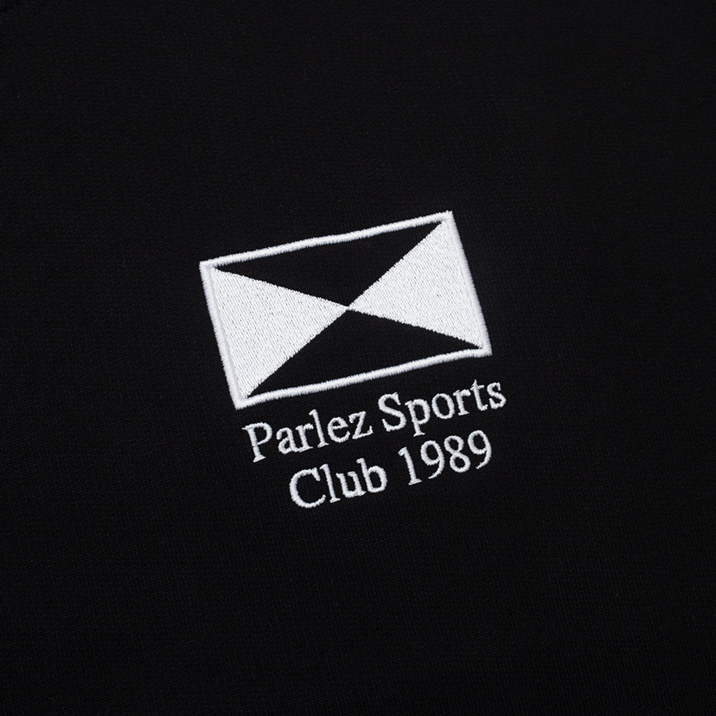 Parlez Layou Crew Sweatshirt - Black - closeup