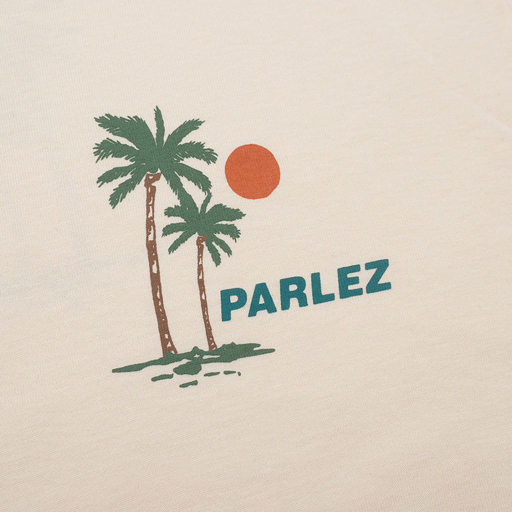 Parlez Away T Shirt - Ecru - closeup