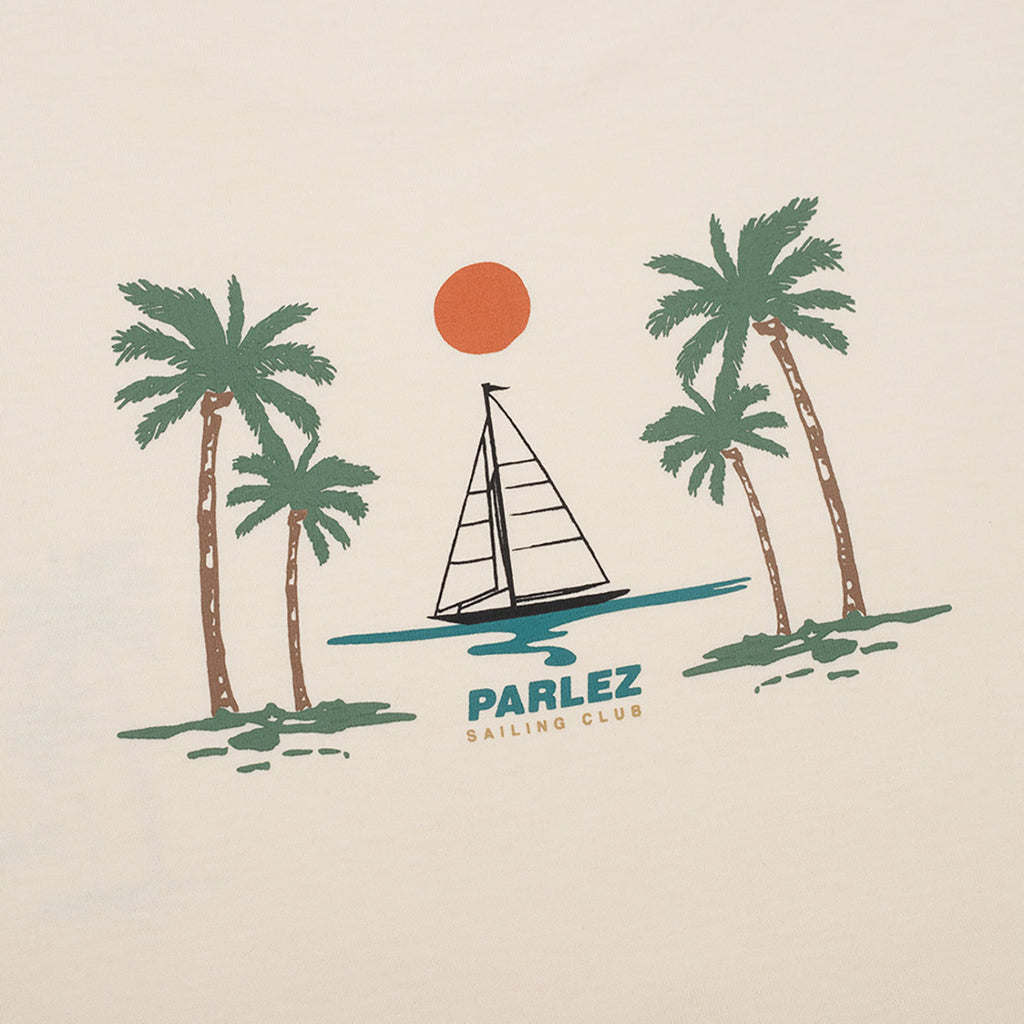 Parlez Away T Shirt - Ecru - closeup2