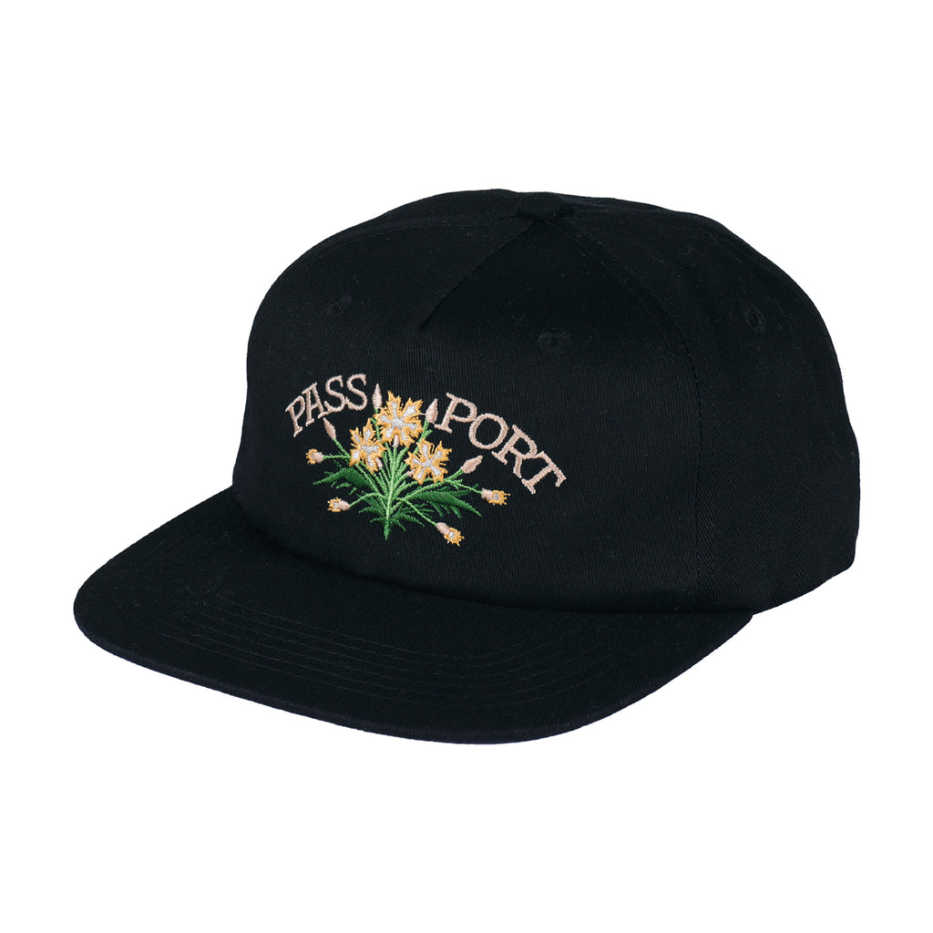 Pass~Port Bloom Workers 5 Panel Cap - Black - main
