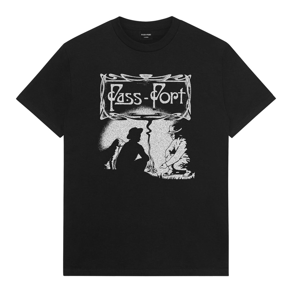 PASS~PORT Plume T Shirt - Black - front
