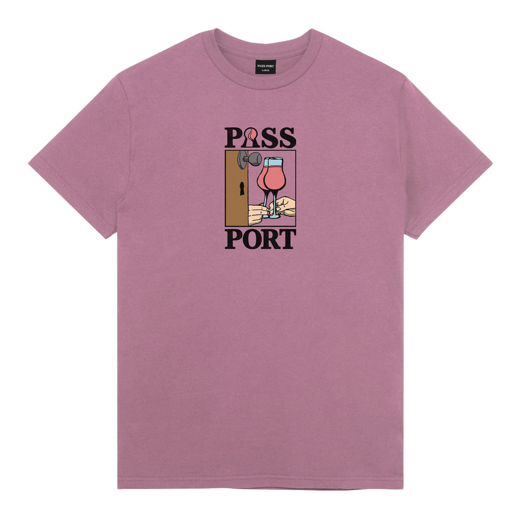 PASS~PORT What U Think U Saw T Shirt - Washed Berry - main
