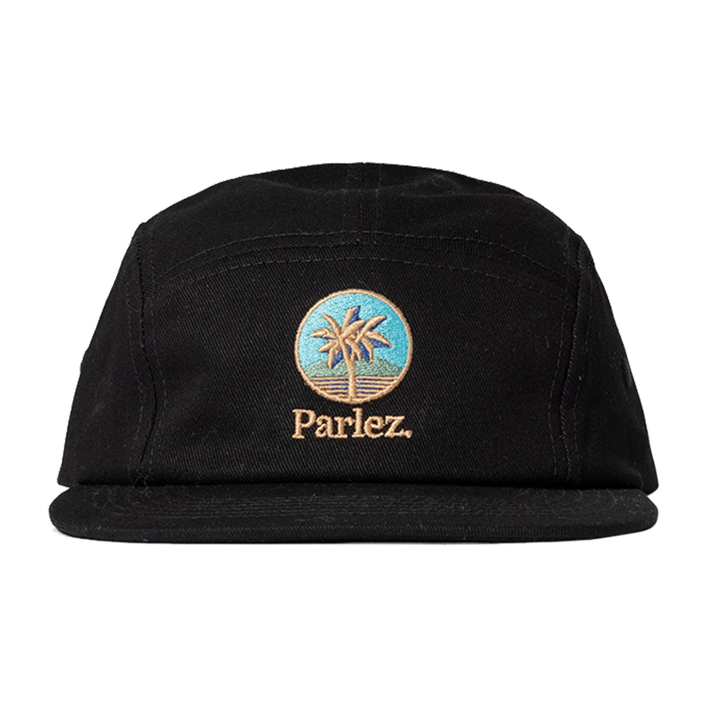 Parlez Port 5 Panel Hat - Black