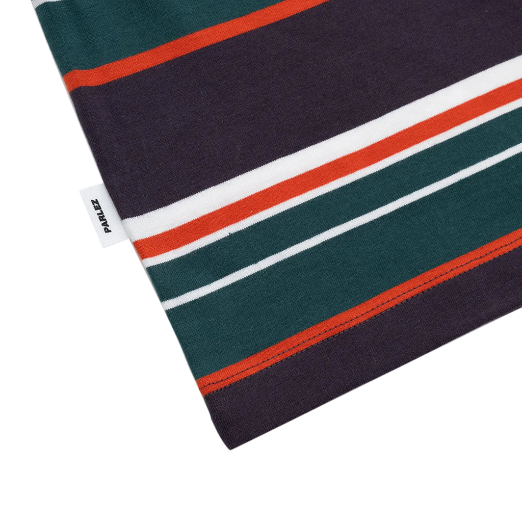 Parlez Elche Stripe T Shirt - Navy - label