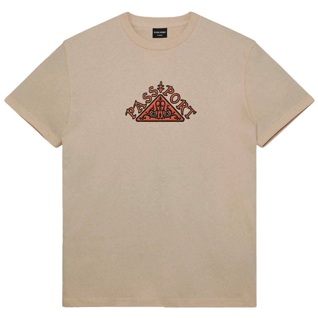 PASS~PORT Manuscript T Shirt - Sand