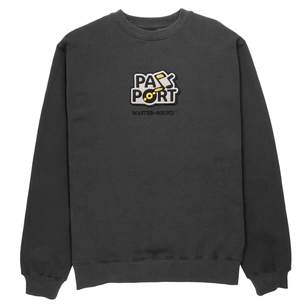 PASS~PORT Master-Sound Embroidered Crew Sweatshirt - Tar